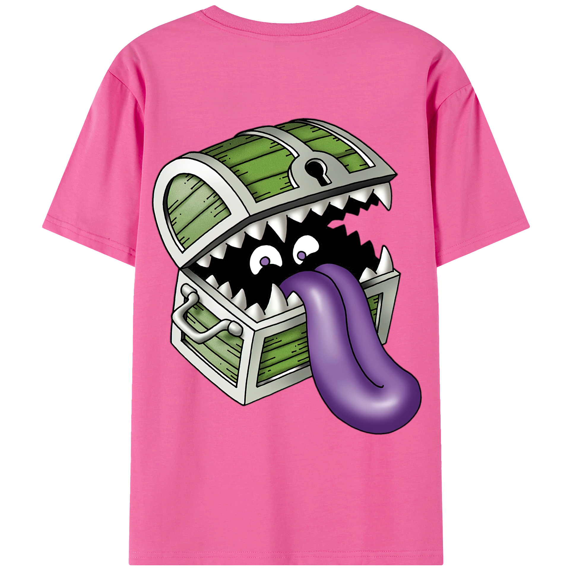 （画像用） ドラゴンクエスト Doragon Kuesuto Dragon Quest レディース半袖Tシャツ(バックプリント)